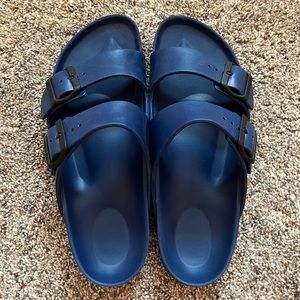 Navy Rubber Birkenstocks Size 40 (US Women’s 10)